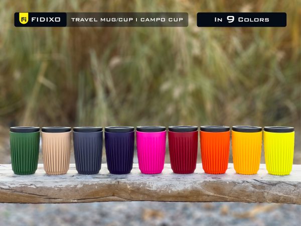 ماگ سفری فیدیکسو (کمپوکاپ) - کارتن 40تایی - Fidixo Travel Mug - Campo Cup - تصویر 2